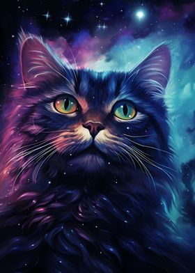 Cat on Galaxy