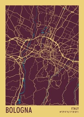 Bologna City Map