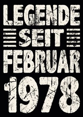 Februar 1978 46 Jahre