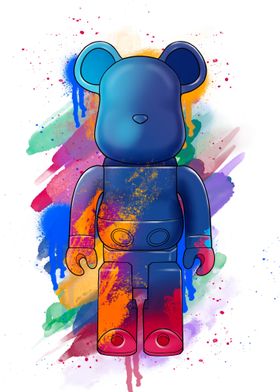 Blue bear brick