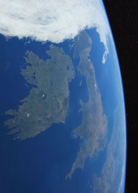 British Isles from Space