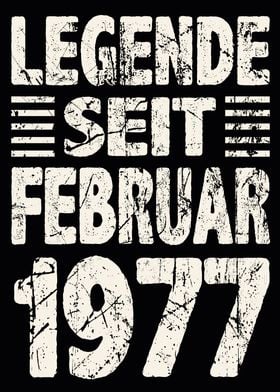 Februar 1977 47 Jahre