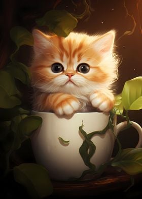 Cup Cozy Cat Adventure