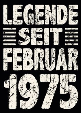 Februar 1975 49 Jahre