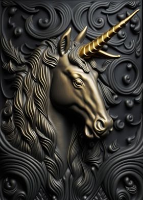 Unicorn Gold Decor