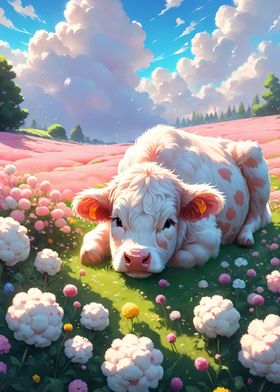 Fluffy Cow Fantasy Meadow