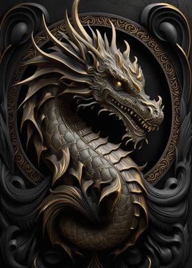 Dragon Gold Decor