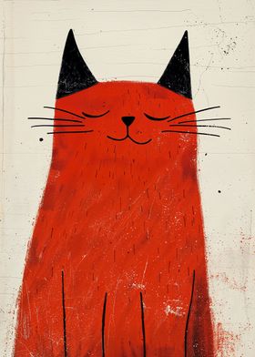 Zen Red Cat