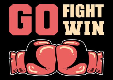 Go Fight Win Boxer or Athl