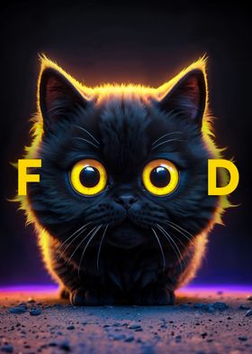 Hungry Food Cat