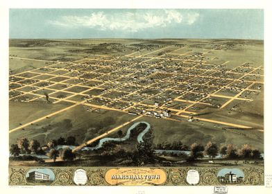 Marshalltown Iowa 1868