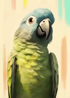 Cute Parrot Illustration