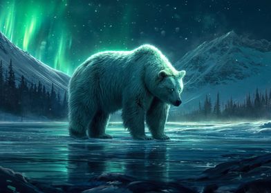 bear in nordic nature