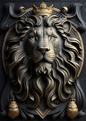 Lion King Gold Decor