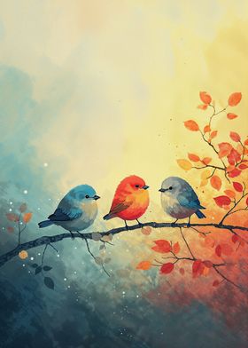 Autumn Bird Trio
