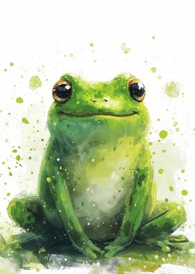 Green Gaze Frog