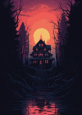 Haunted House Pixel
