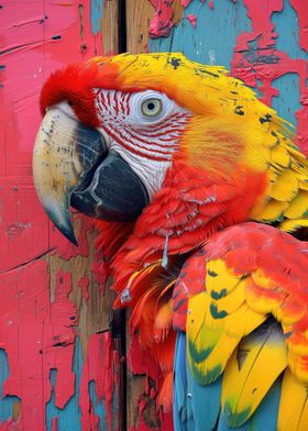 Scarlet Macaw Portrait