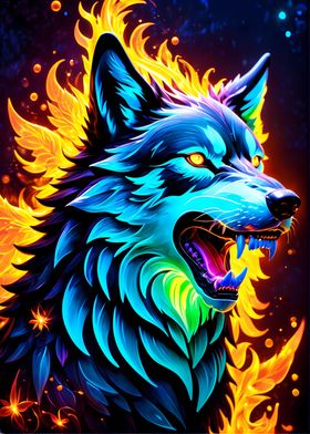 Magic Realism Wolf