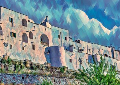 Ostuni medieval wall