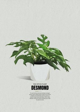 Desmond The Office Plant