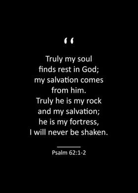 Psalm 62 1 2