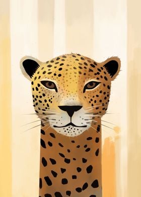 Cute Leopard Illustration