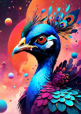 Cosmic Space Peacock