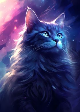 Feline on Galaxy