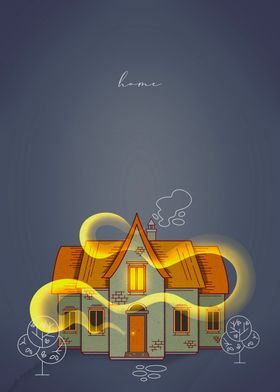 Magical cute home