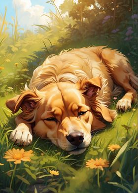 Golden Retrievers Dream