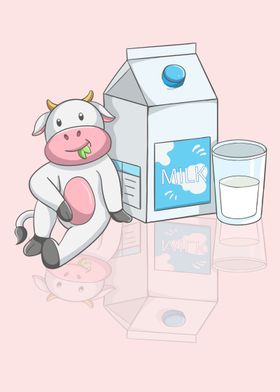 kawaii Cow cute 