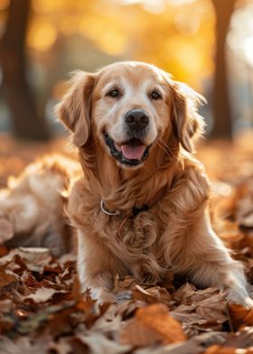 Labrador Retriever autumn 