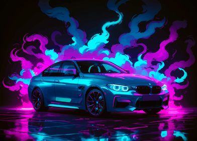 BMW M3 Neon