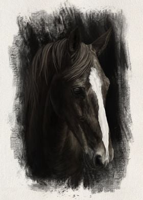 Horse Oil Portrait 