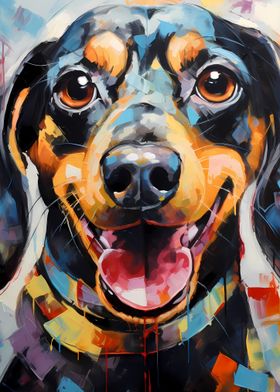 Dachshund Dog Wall Art