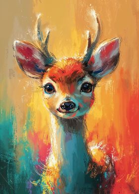 Colorful Deer