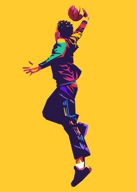 Basketball pop art