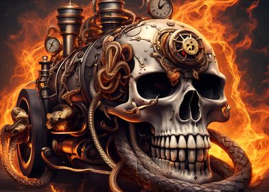 Steampunk Skull