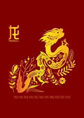 Year of the dragon art