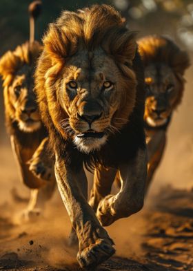 Lion Trio Epic Run