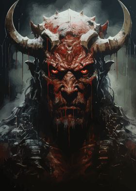 Red demon from hell