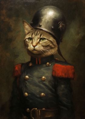 Soldier cat