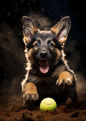 Dog Tennis Ball 