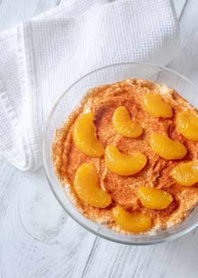 Mandarin orange tiramisu