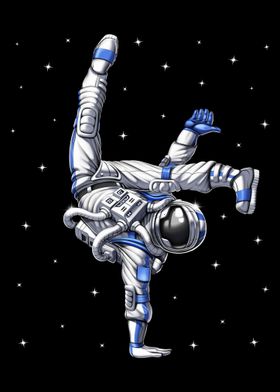 Astronaut Capoeira Dancer