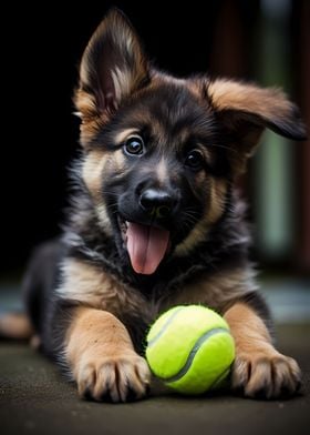 German Shepherd Ball