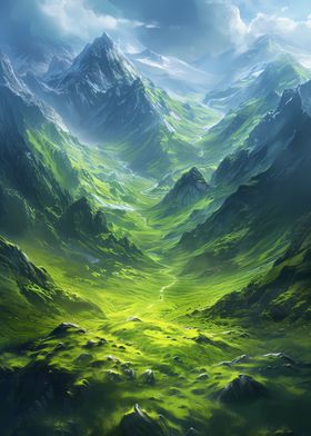 Fantasy Nature Landscape 