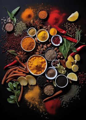 Food Spices Kitchen