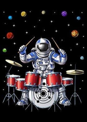 Astronaut Drummer